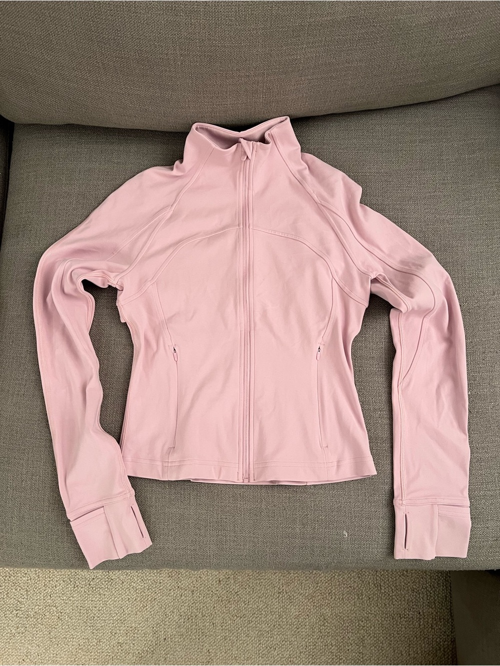 Lululemon Peony Pink Nulu Cropped Define Jacket